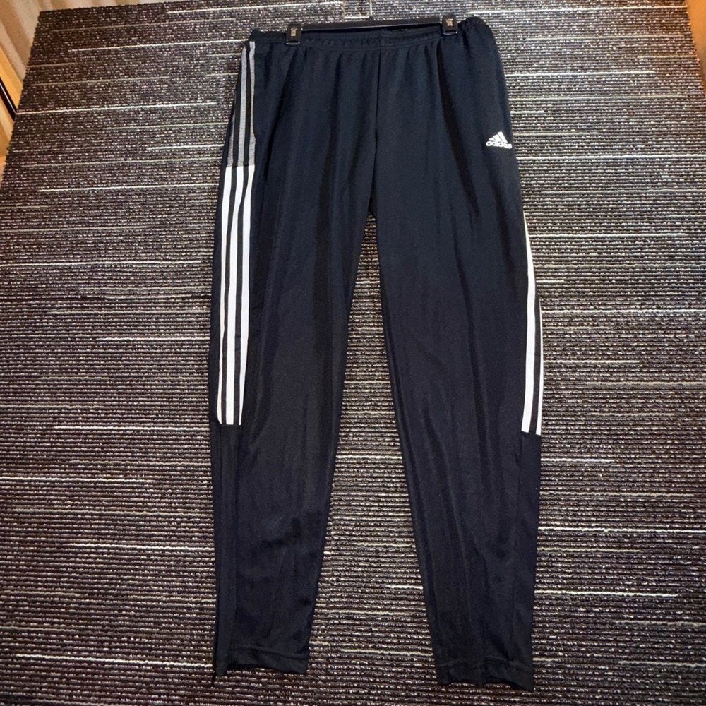 Adidas Track Pants Mens XL Excellent Black AeroReady Primegreen Tiro Training